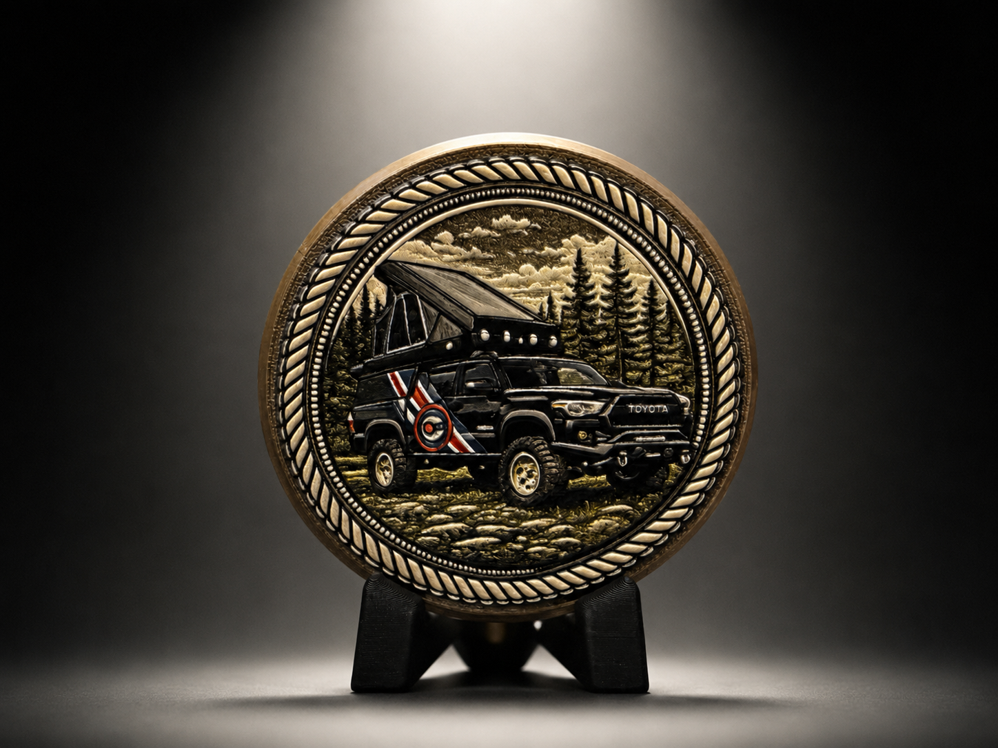 Custom Topo Badge of your Rig