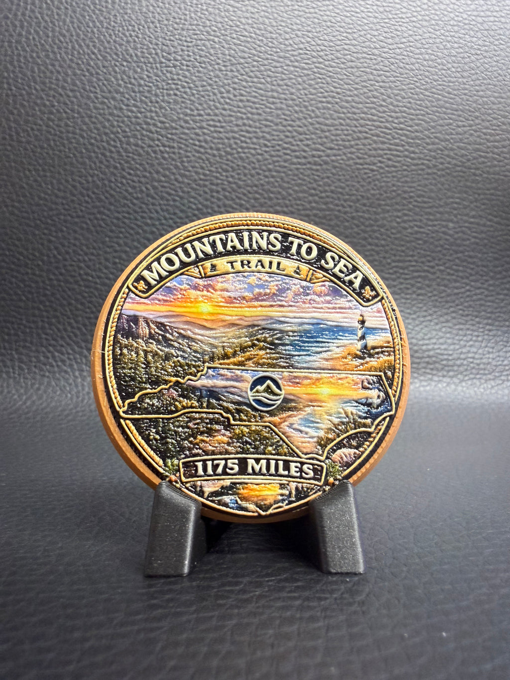 The "MTS" Mountains to Sea Trail Badge