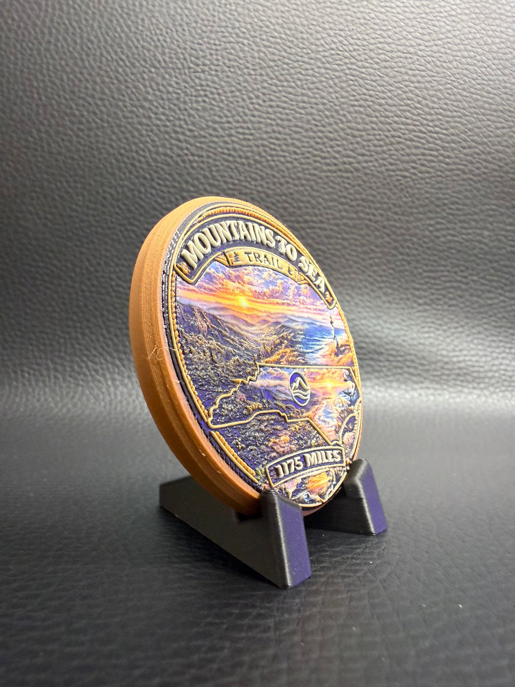 The "MTS" Mountains to Sea Trail Badge