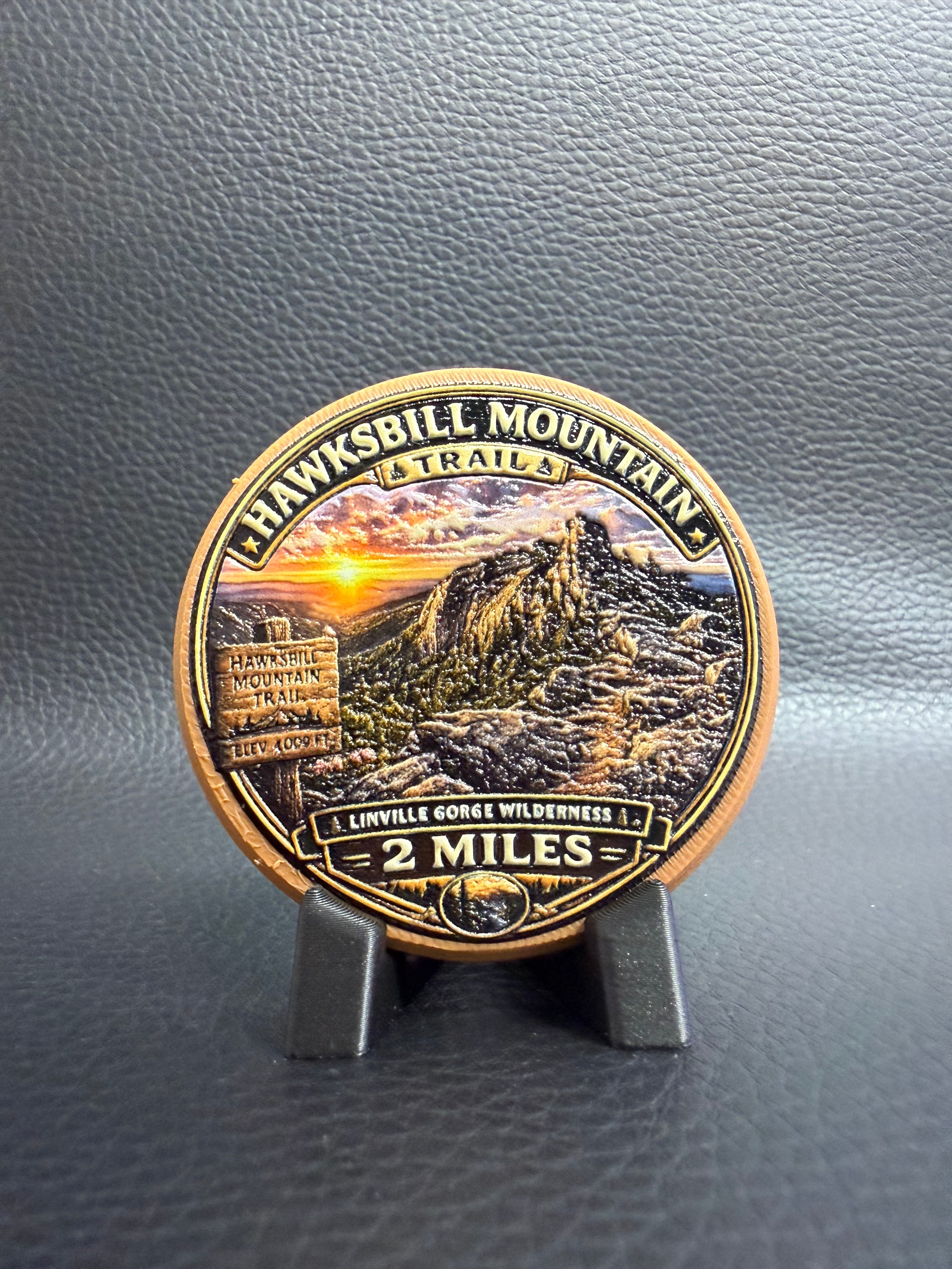 The "Hawksbill Mountain" Trail Badge