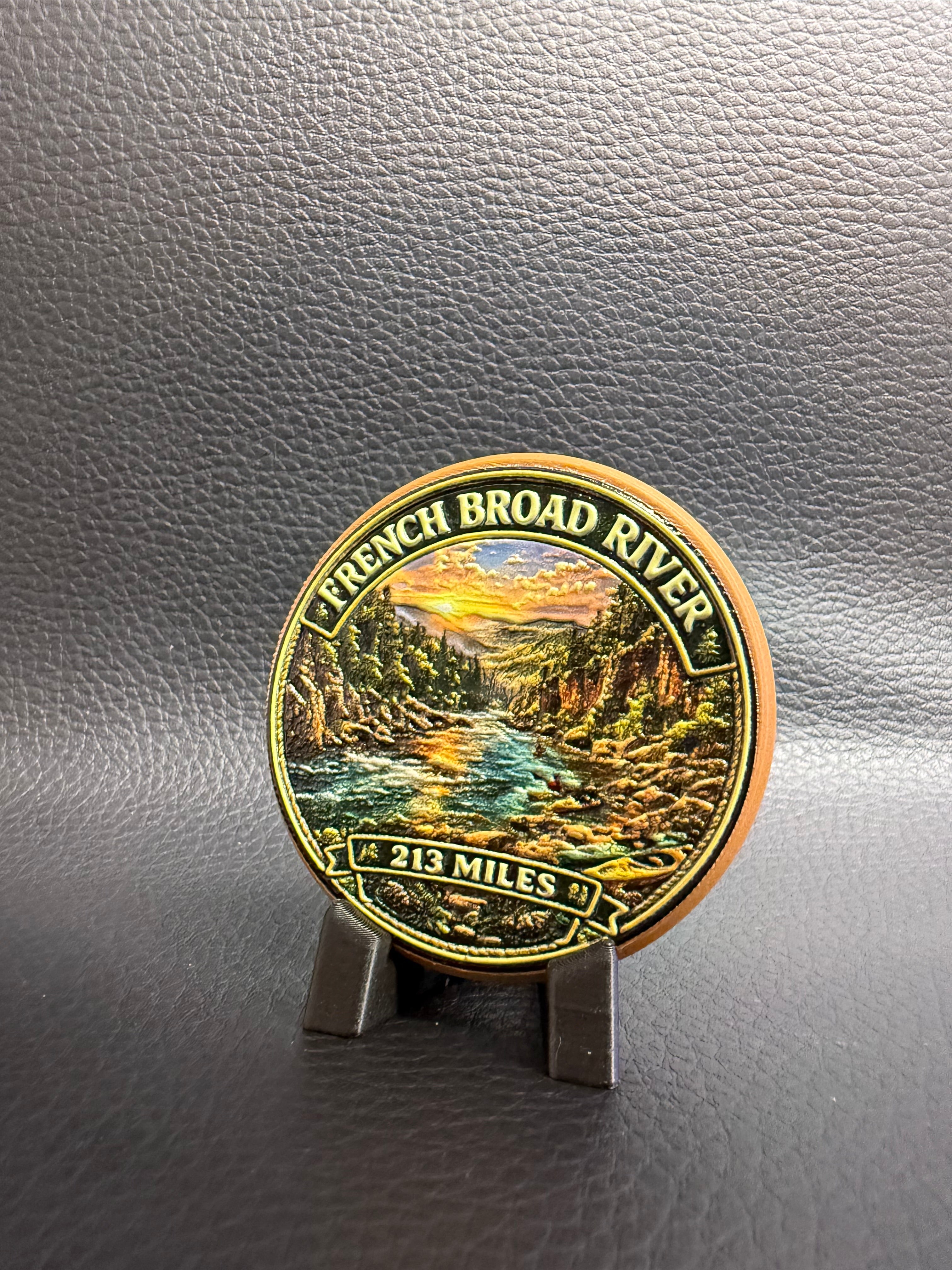 The "French Broad River" Paddler's Badge