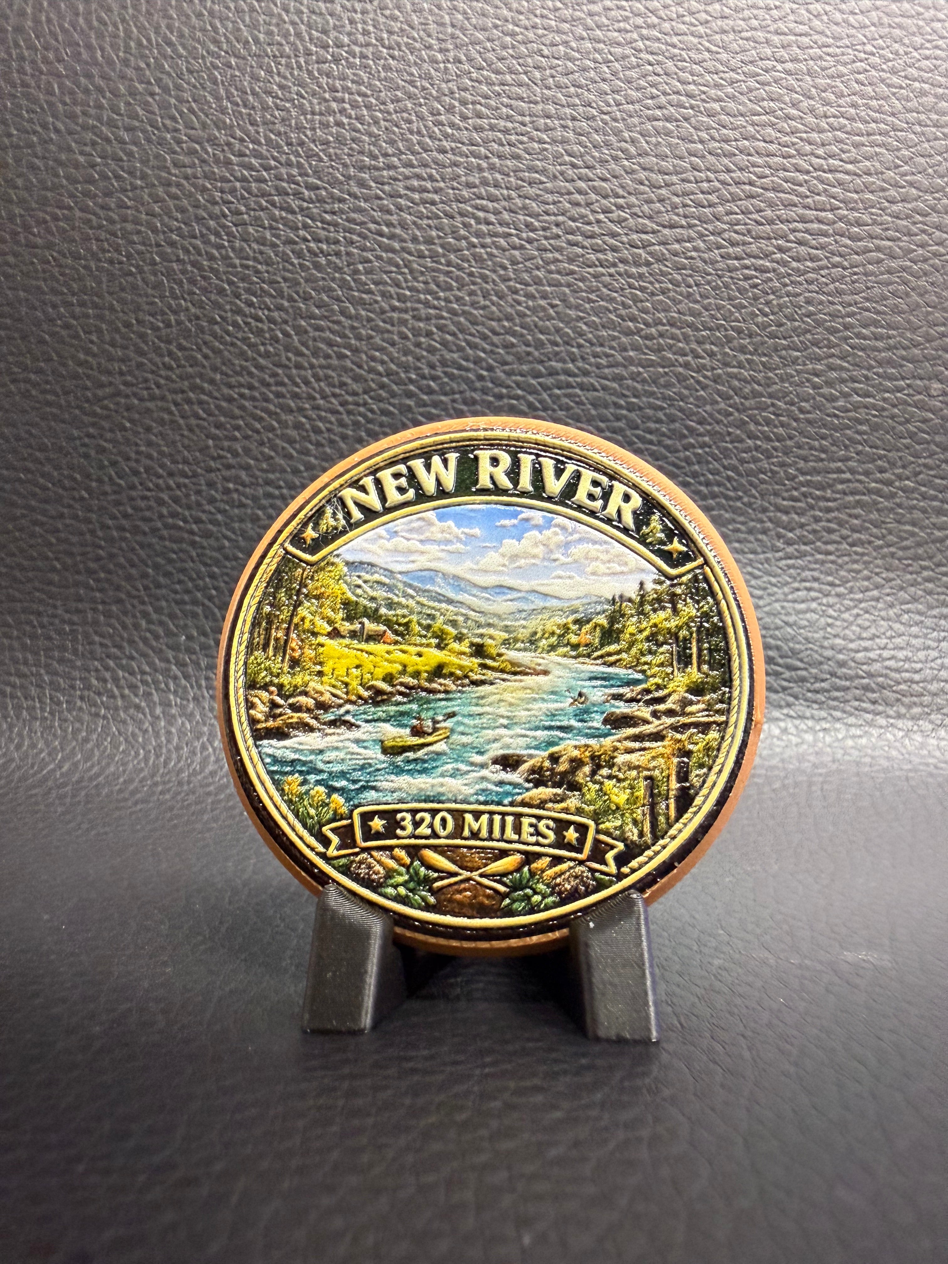 The "New River" Paddler's Badge