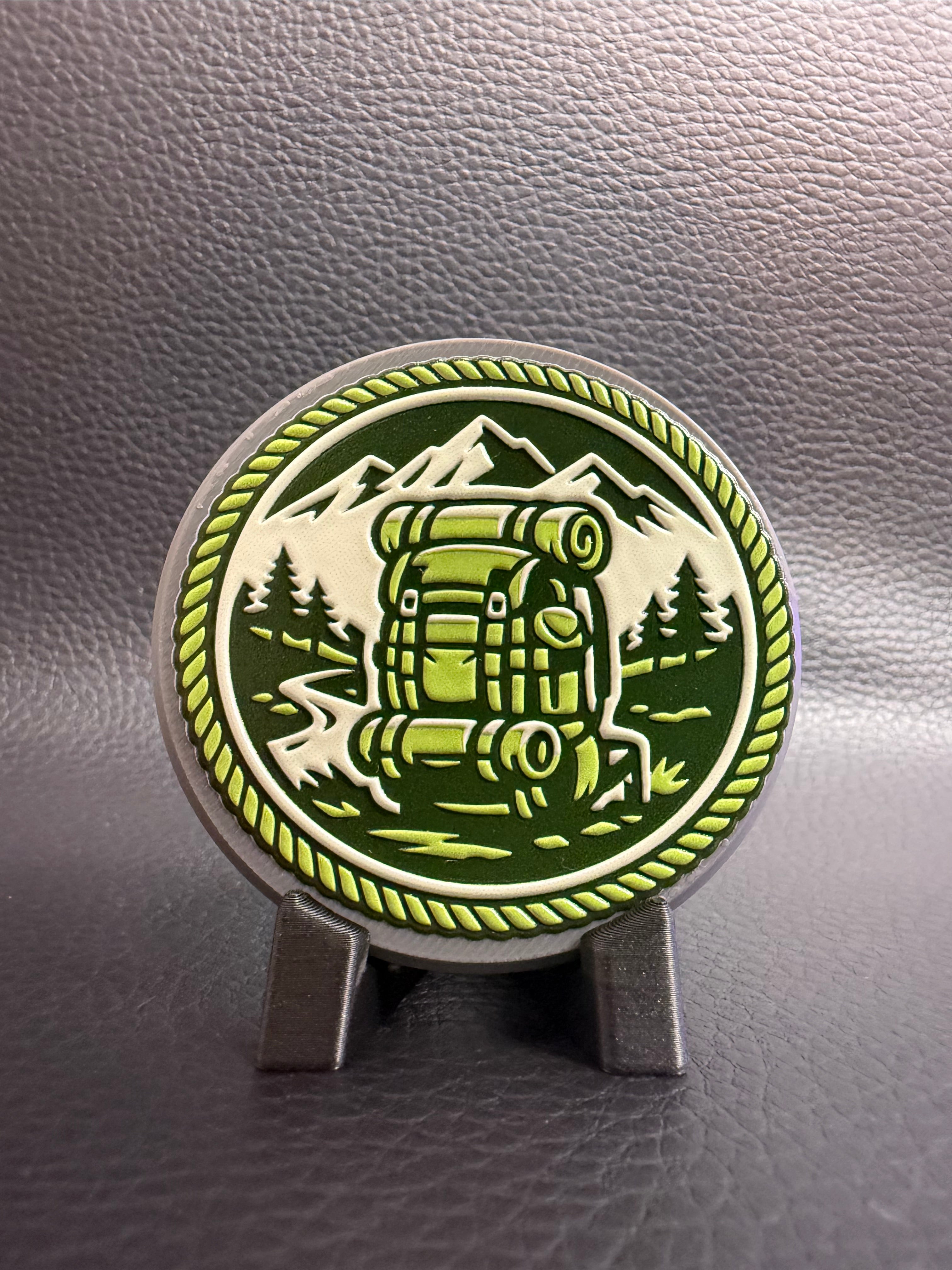 The "Backpacker" Adventure Badge