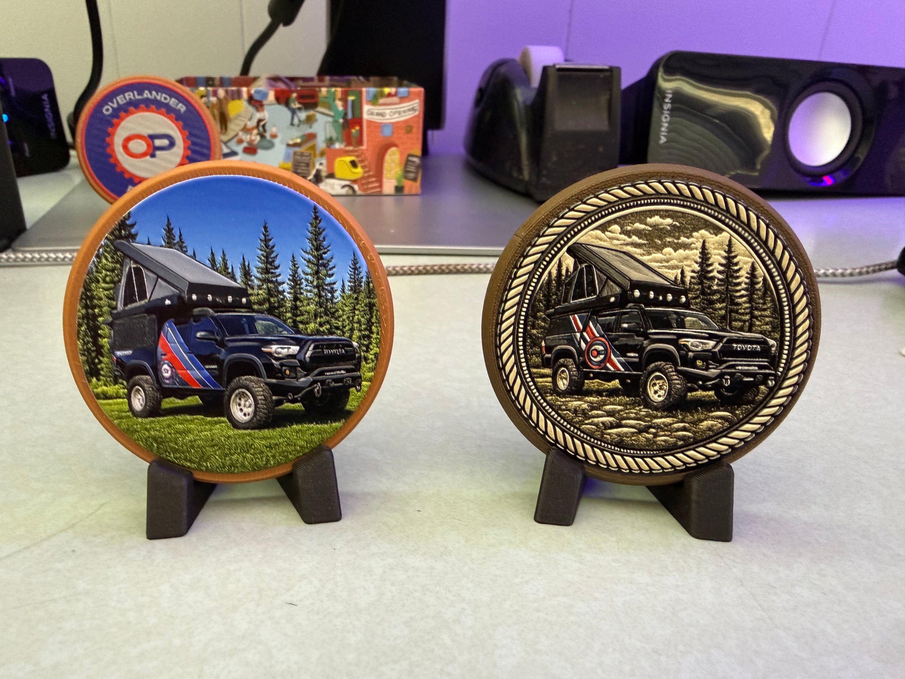 Custom Topo Badge of your Rig