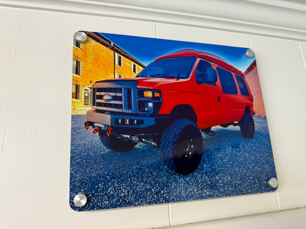 Aluminum Prints - 8"x10" Gloss finish with .5 inch Standoff Hardware