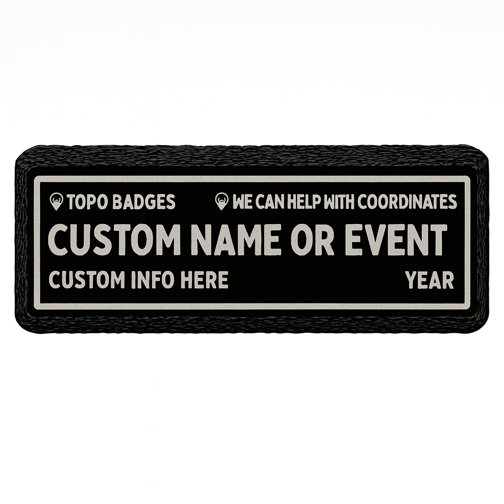 Custom TopoBadge - Design your own