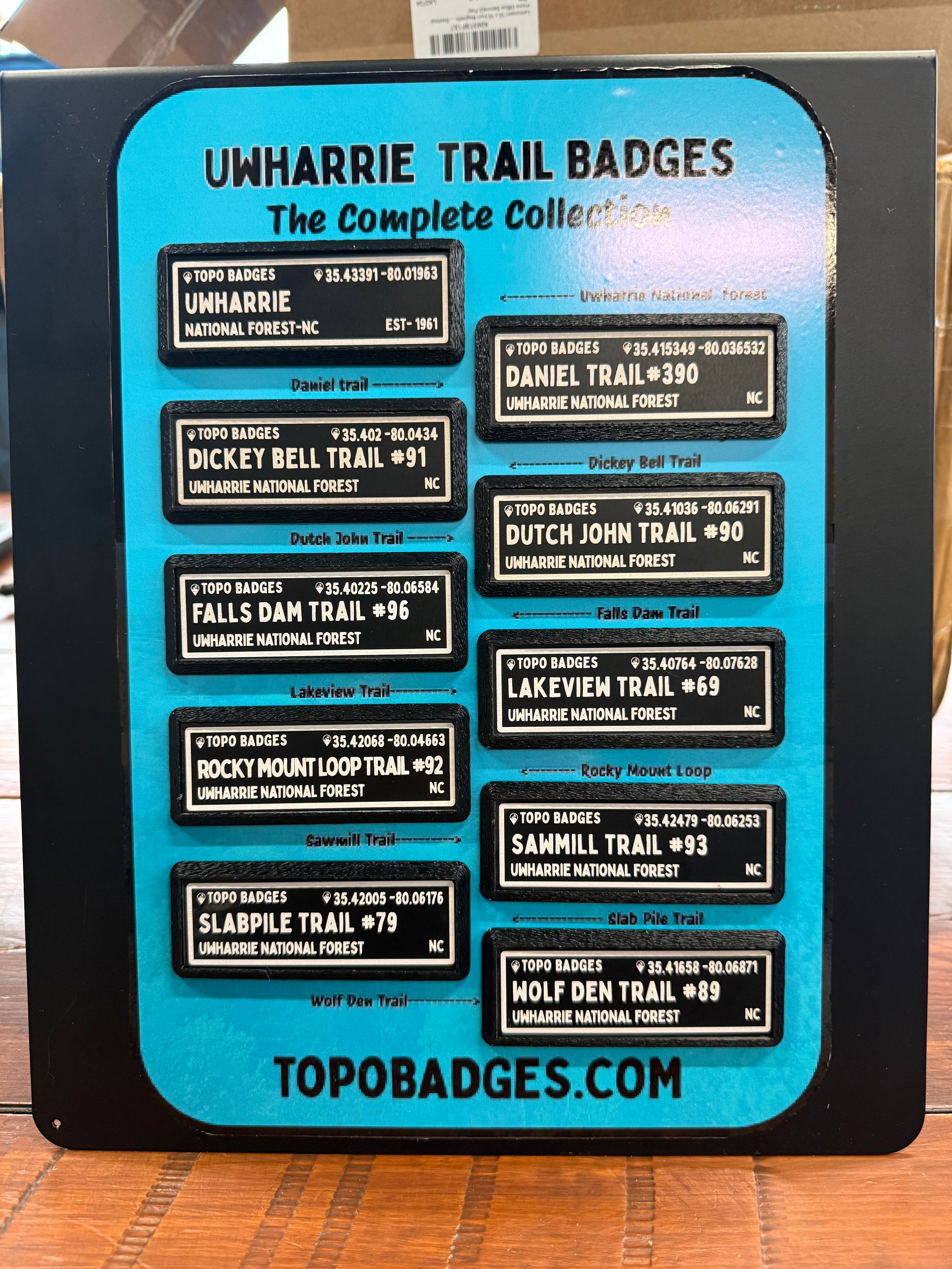 Uwharrie Trail Badge Collection -Set of 10